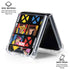 Marvel X-Men Pattern Galaxy Z Flip6 Clear Case